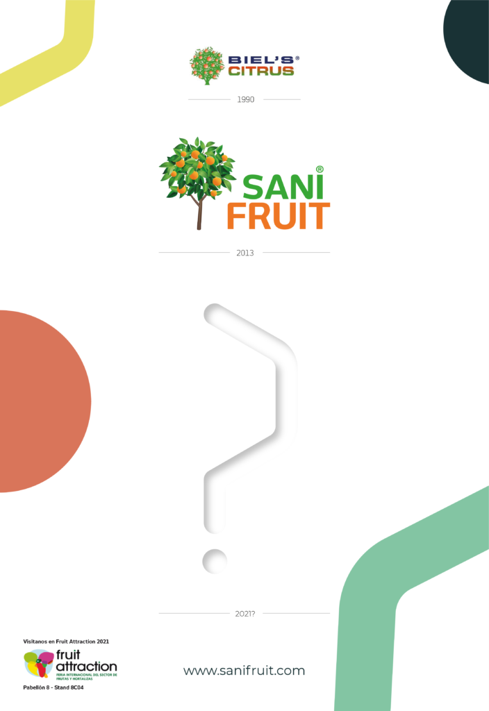 Sanifruit arrives to Fruit  Attraction Madrid 2021 full of novelties: Brand image change and new products.