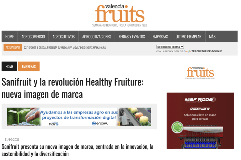 Nuestro cambio de imagen en Valencia Fruits