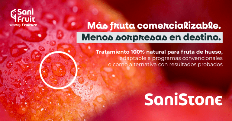 SaniStone, tratamiento postcosecha en fruta de hueso